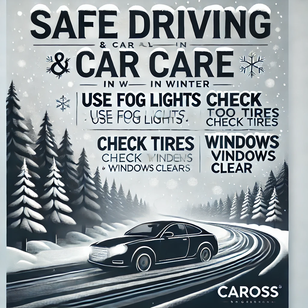 Essential tips for safe driving and optimal car care during foggy and winter conditions